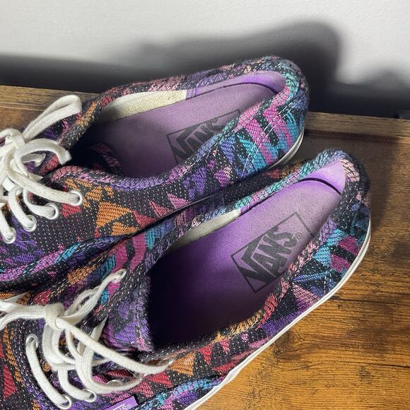 VANS Sneakers TC6D Lace-up Skateboard Shoes Multicolor Tribal - Men 7.5 Women 9 - Picture 5 of 9